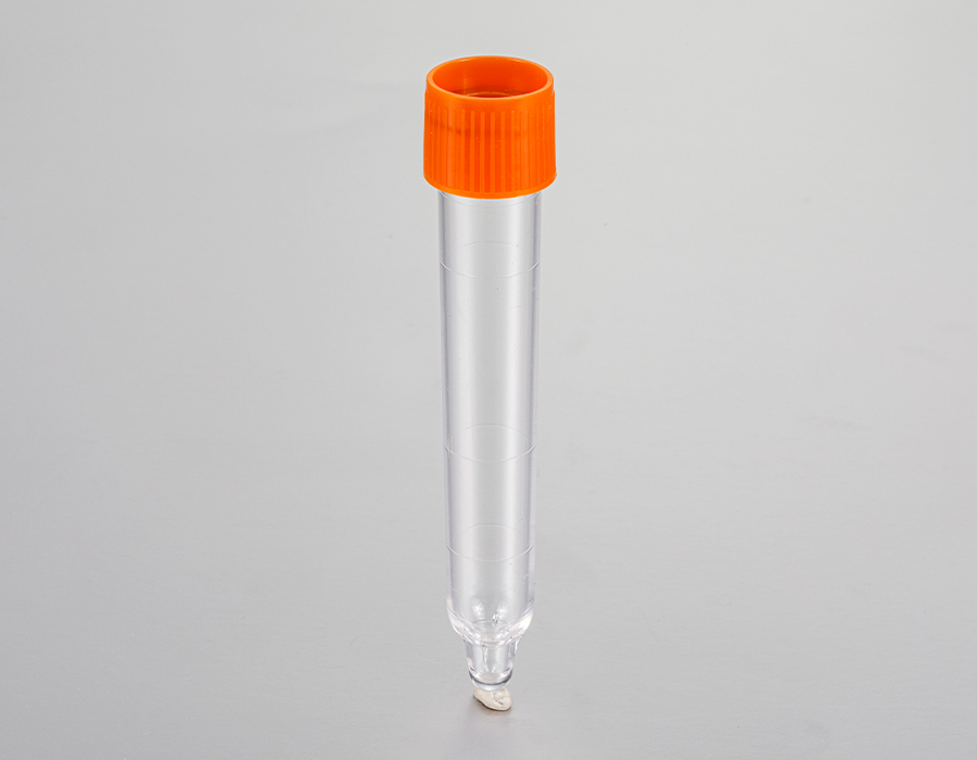 Plastic Urine Sediment Test Tube  Screw Lid Transparent Urine Tube