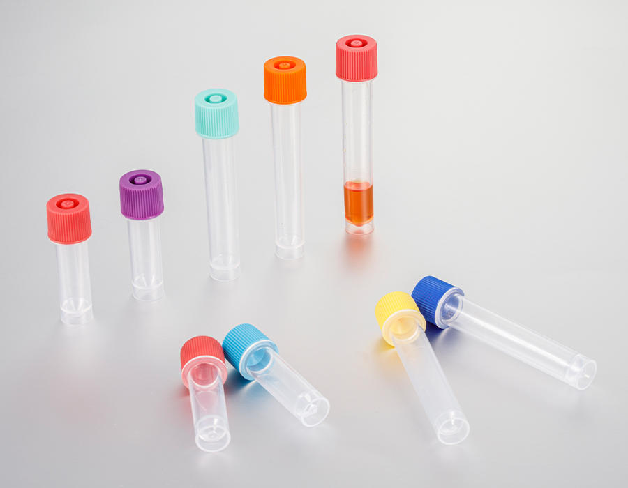 Medical disposable  plastic  sample collection container tube