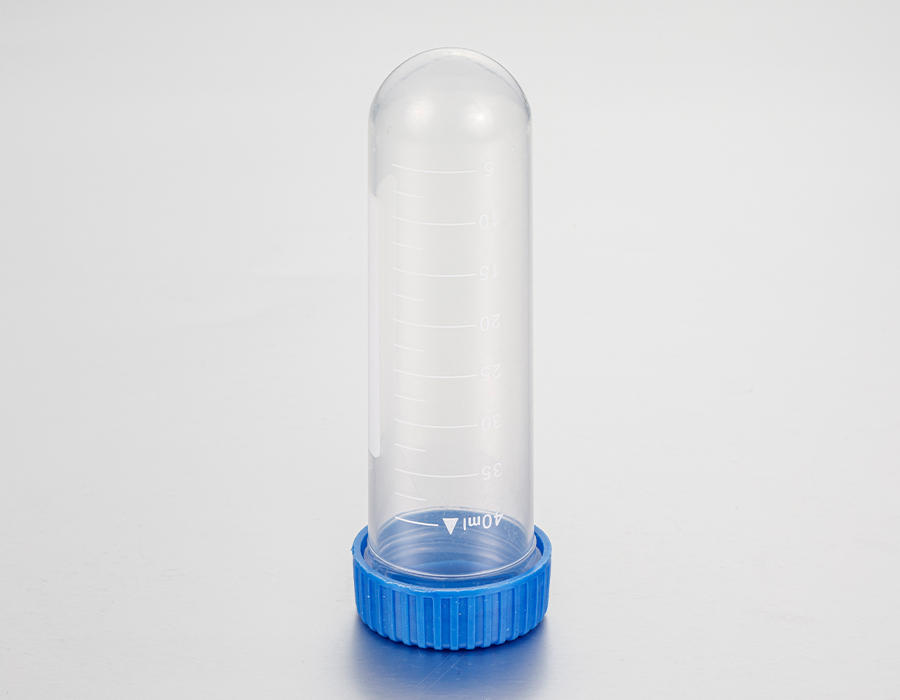 40ml centrifuge tube with clear white graduation