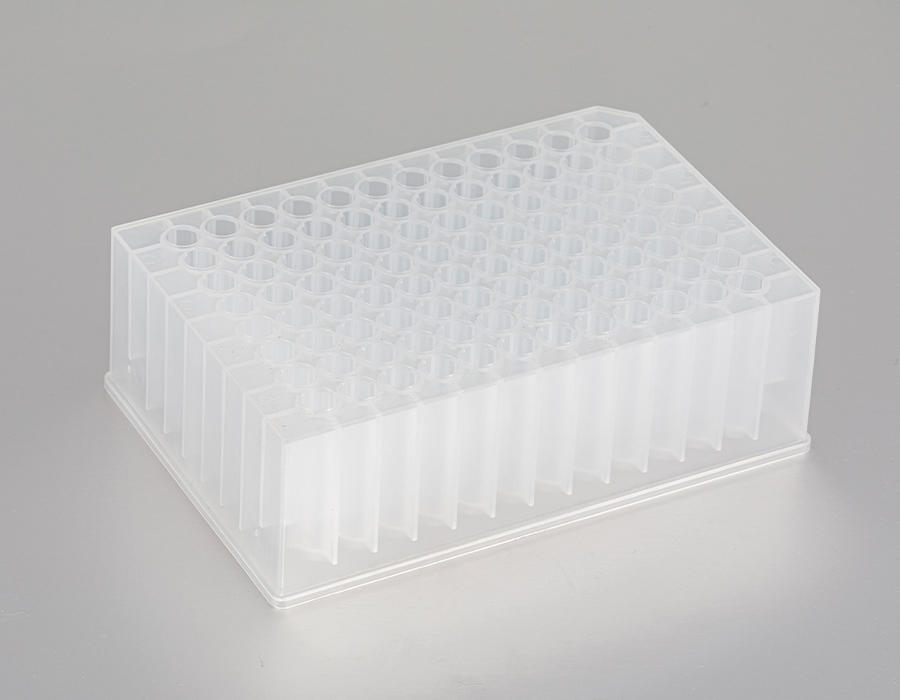 Plastic lab supplies 96 deep well plates with 1.3ml volume