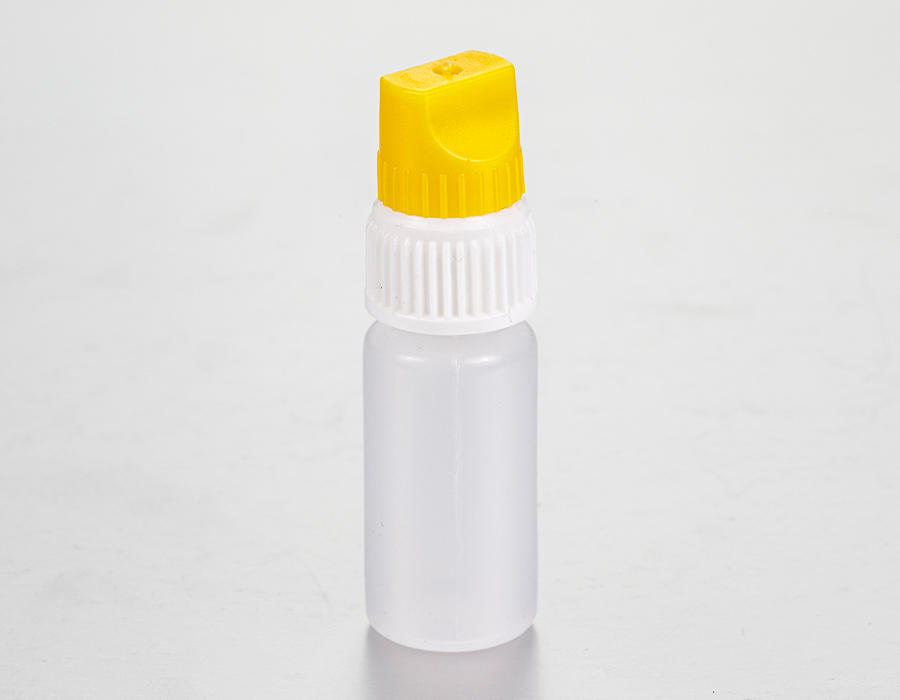 Empty transparency chemical reagent bottle